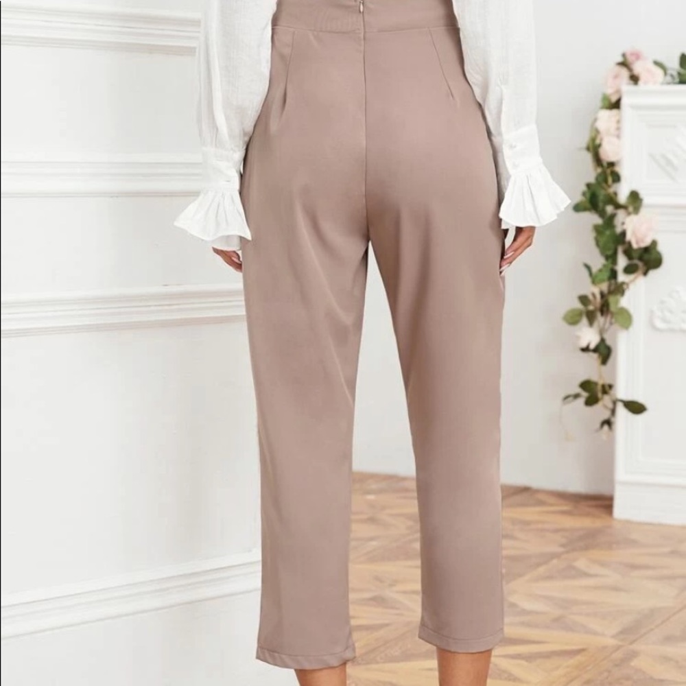 Cropped Tailored Pants